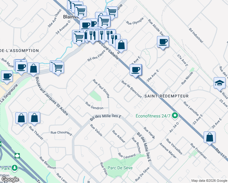 22 Rue de Courcelles, Sainte-Thérèse QC - Walk Score