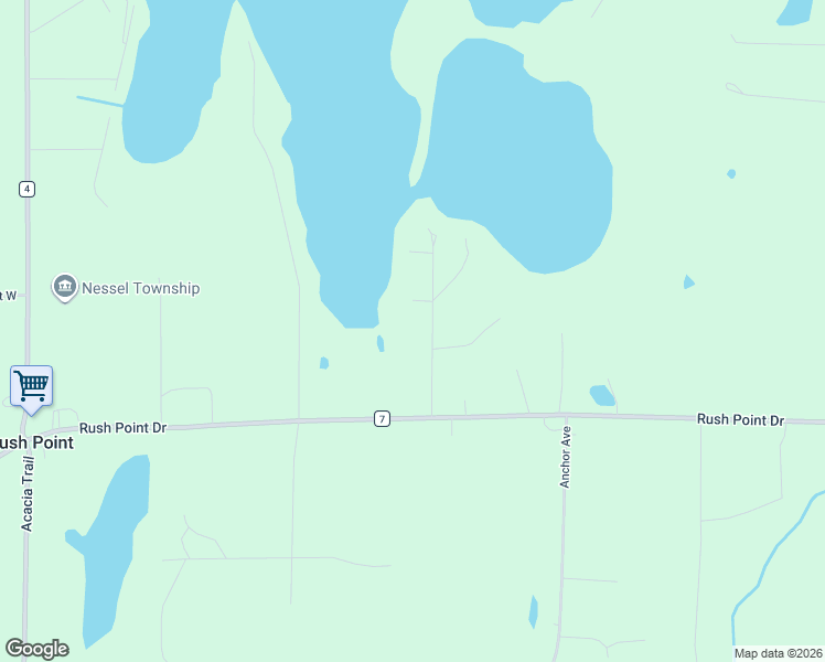 map of restaurants, bars, coffee shops, grocery stores, and more near 49146 Amble Avenue in Stanchfield