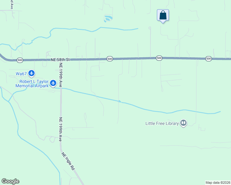 map of restaurants, bars, coffee shops, grocery stores, and more near 5314 Northeast 207th Avenue in Vancouver