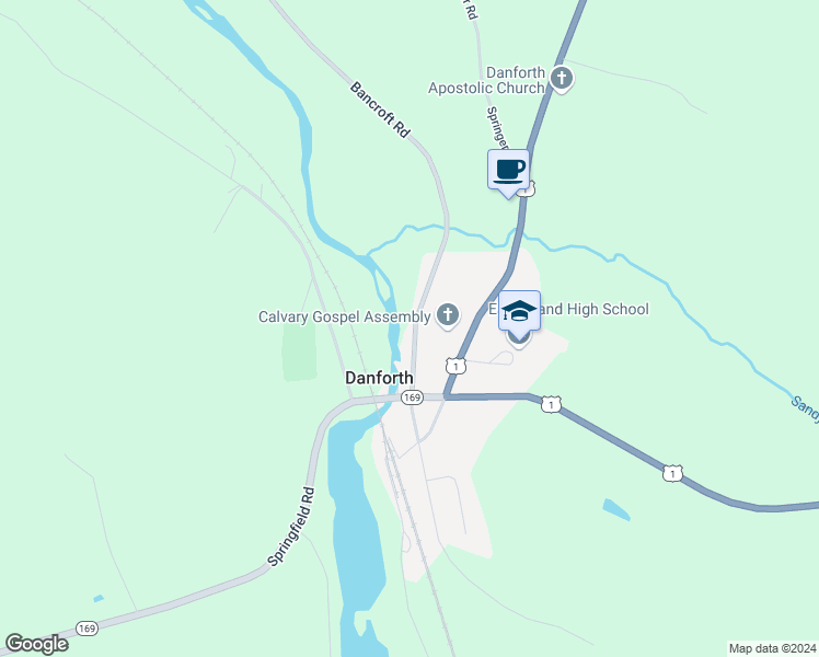 map of restaurants, bars, coffee shops, grocery stores, and more near 52 Bancroft Road in Danforth