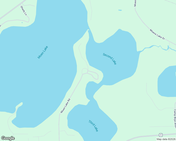 map of restaurants, bars, coffee shops, grocery stores, and more near 4136 Moen Lake Road in Rhinelander