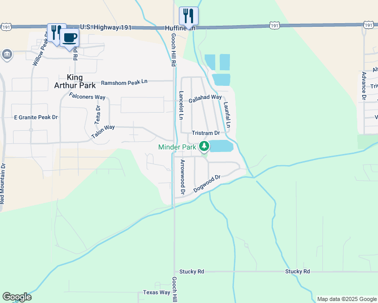 map of restaurants, bars, coffee shops, grocery stores, and more near 5701 Arrowwood Drive in Bozeman