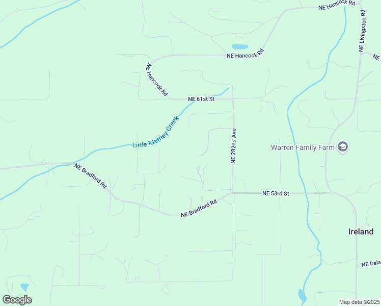 map of restaurants, bars, coffee shops, grocery stores, and more near 5710 Northeast 280th Avenue in Camas