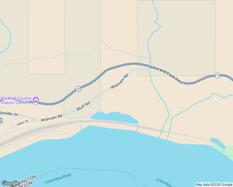 map of restaurants, bars, coffee shops, grocery stores, and more near 24 Wishram Road in Wishram
