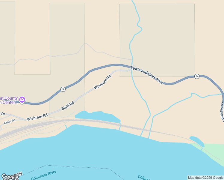 map of restaurants, bars, coffee shops, grocery stores, and more near 24 Wishram Road in Wishram