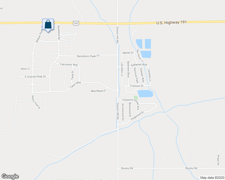 map of restaurants, bars, coffee shops, grocery stores, and more near 14b Talon Way in Bozeman