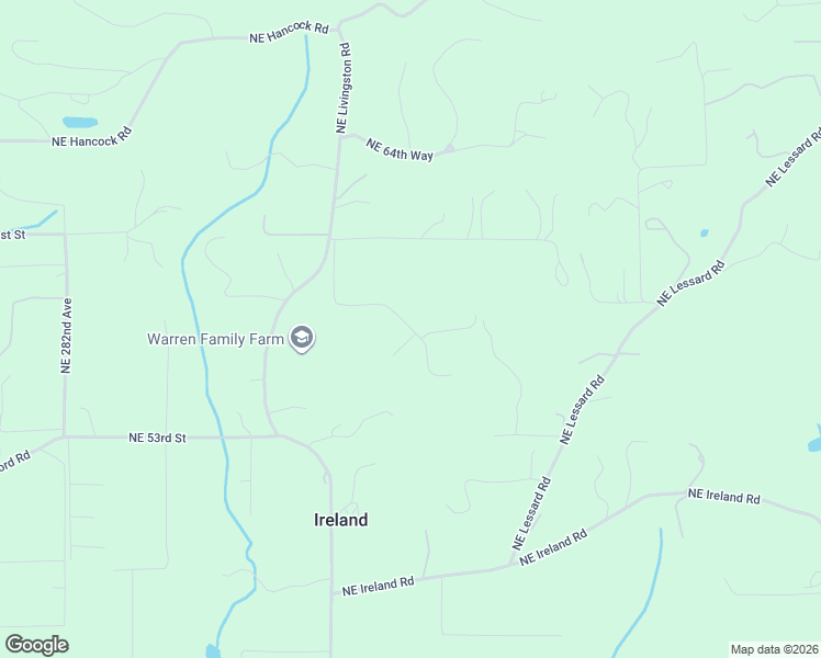 map of restaurants, bars, coffee shops, grocery stores, and more near Northeast 292nd Court in Clark County