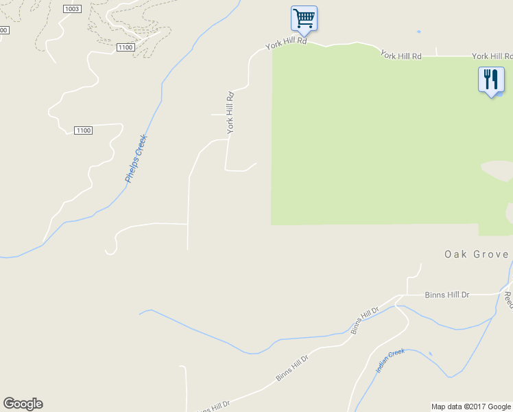 map of restaurants, bars, coffee shops, grocery stores, and more near 5369 York Hill Road in Hood River