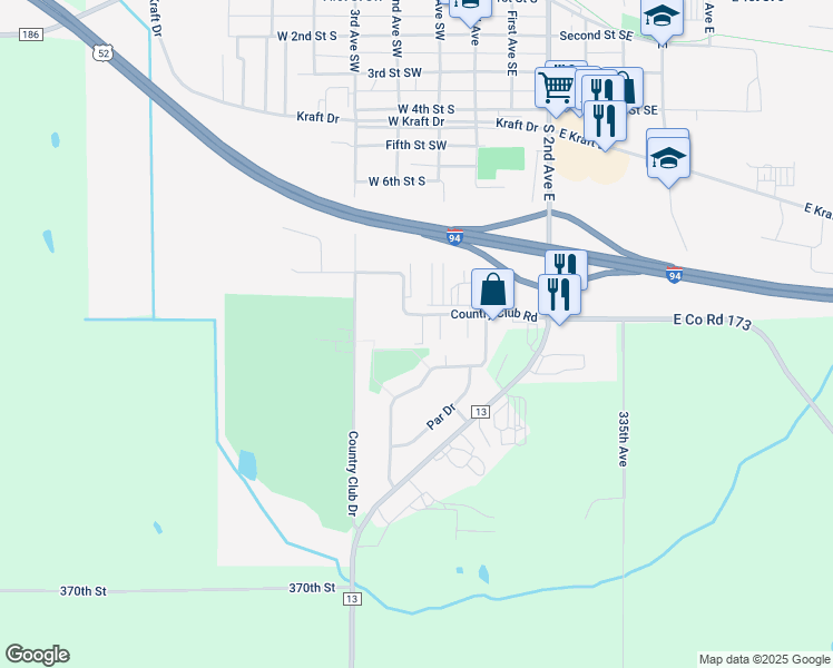 map of restaurants, bars, coffee shops, grocery stores, and more near 119 Garnet Avenue in Melrose