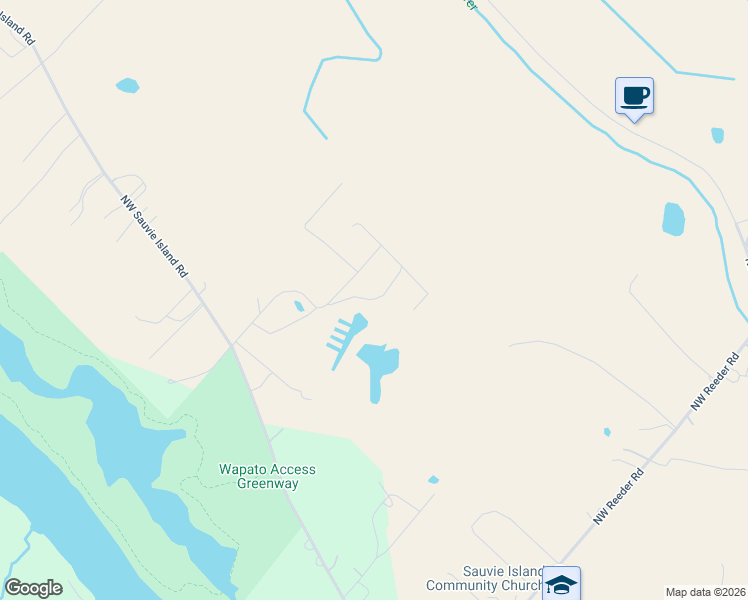 map of restaurants, bars, coffee shops, grocery stores, and more near 19330 Northwest Sauvie Island Road in Portland