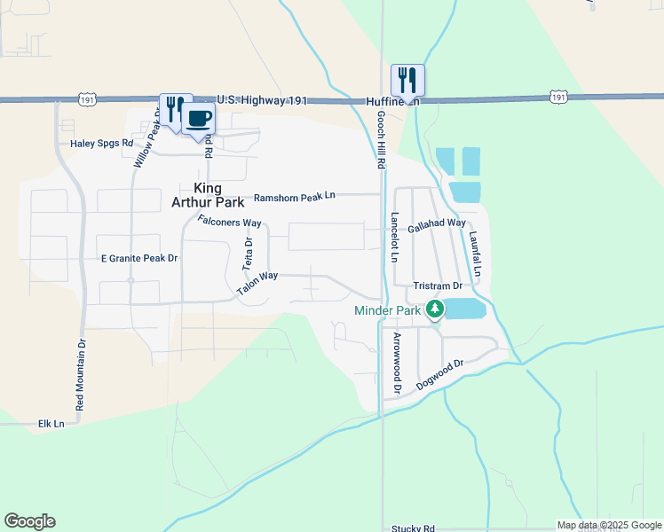 map of restaurants, bars, coffee shops, grocery stores, and more near 145 Talon Way in Bozeman