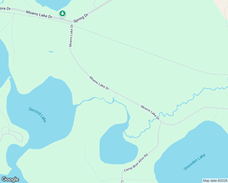 map of restaurants, bars, coffee shops, grocery stores, and more near 3507 Moens Lake Drive in Rhinelander