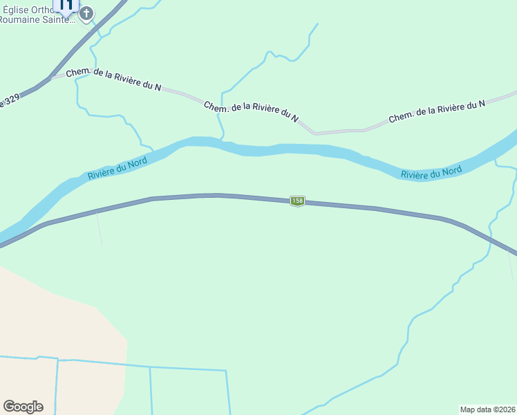 map of restaurants, bars, coffee shops, grocery stores, and more near 1722 Route Principale in Lachute