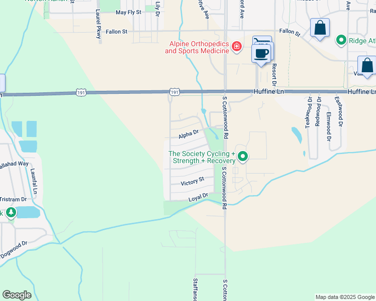 map of restaurants, bars, coffee shops, grocery stores, and more near 4858 Triumph Street in Bozeman