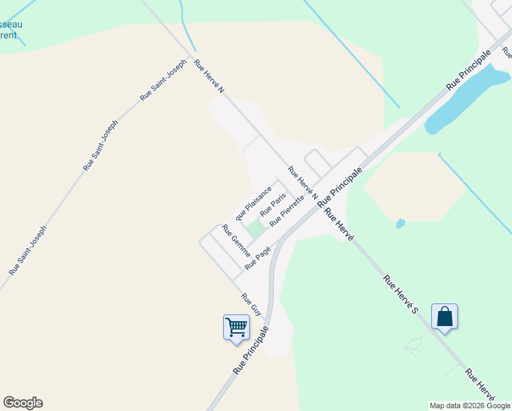 map of restaurants, bars, coffee shops, grocery stores, and more near 1456 Rue Plaisance in Saint-Amable