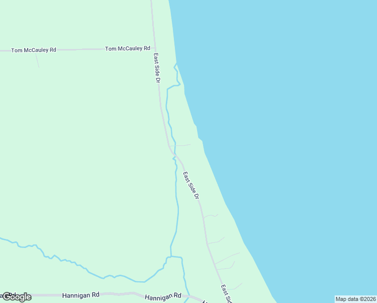 map of restaurants, bars, coffee shops, grocery stores, and more near East Side Drive in Beaver Island