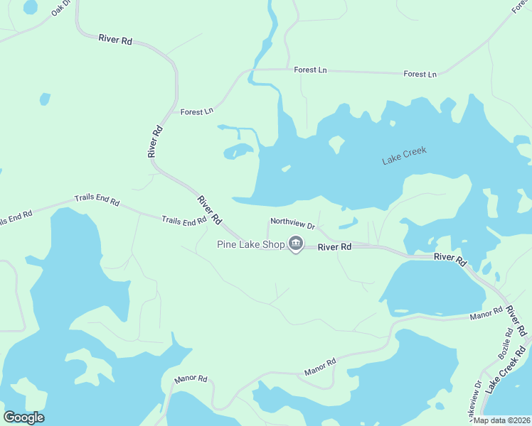 map of restaurants, bars, coffee shops, grocery stores, and more near 4215 Northview Drive in Rhinelander