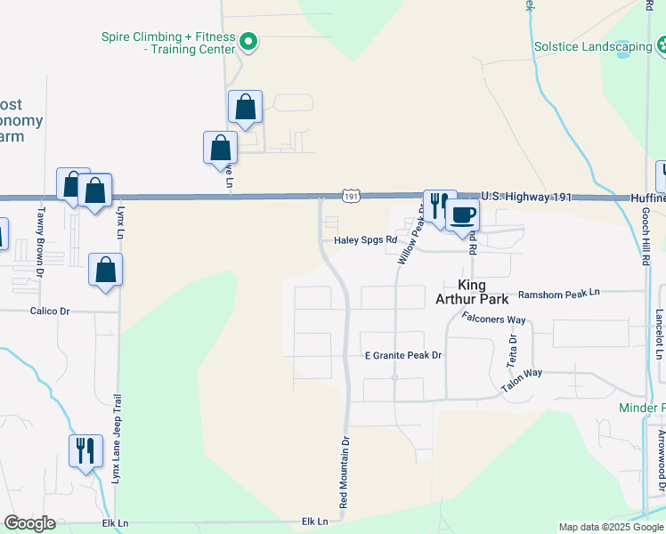 map of restaurants, bars, coffee shops, grocery stores, and more near 56 Rowland Road in Bozeman