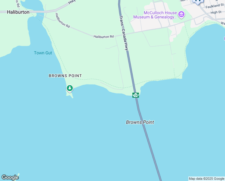 map of restaurants, bars, coffee shops, grocery stores, and more near 203 Browns Point Road in Pictou