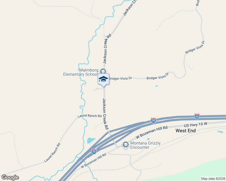map of restaurants, bars, coffee shops, grocery stores, and more near 375 Jackson Creek Road in Bozeman