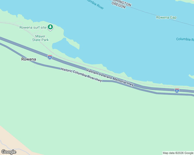map of restaurants, bars, coffee shops, grocery stores, and more near 5573 U.S. 30 in The Dalles