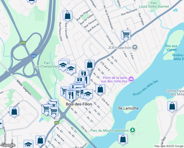 369 Boulevard AdolpheChapleau, BoisdesFilion QC Walk Score