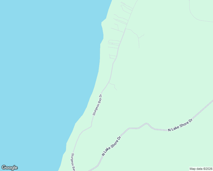 map of restaurants, bars, coffee shops, grocery stores, and more near Sturgeon Bay Drive in Emmet County