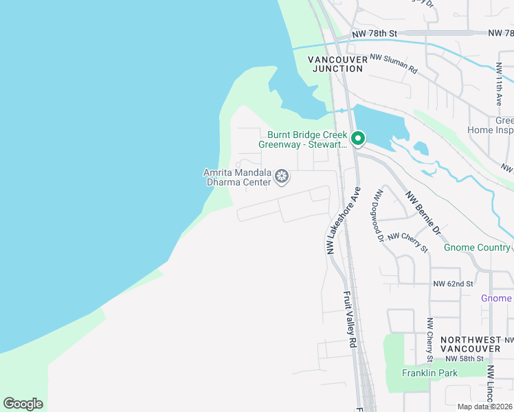 map of restaurants, bars, coffee shops, grocery stores, and more near 6610 Northwest Whitney Road in Vancouver