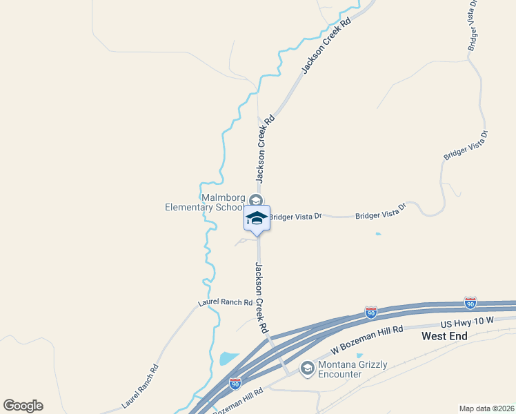 map of restaurants, bars, coffee shops, grocery stores, and more near 375 Jackson Creek Rd in Bozeman