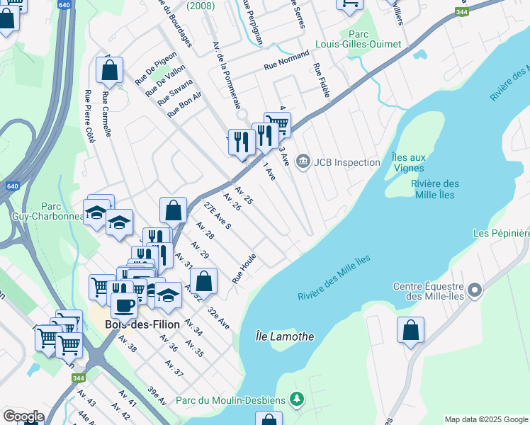 BoisdesFilion QC Walk Score