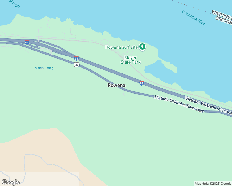 map of restaurants, bars, coffee shops, grocery stores, and more near 5846 U.S. 30 in The Dalles