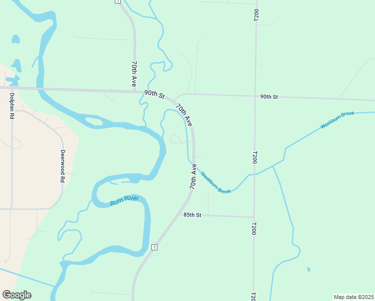 map of restaurants, bars, coffee shops, grocery stores, and more near 8805 70th Avenue in Milaca