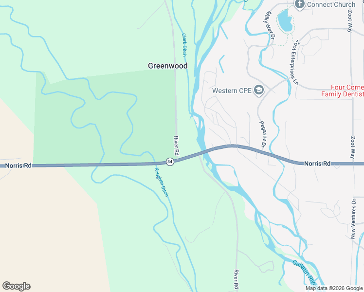 map of restaurants, bars, coffee shops, grocery stores, and more near 9217-9299 River Road in Bozeman