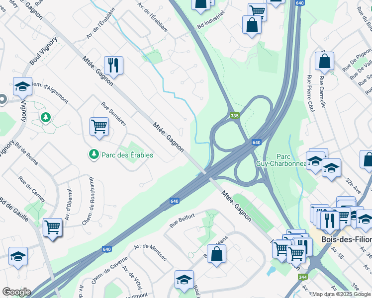 207 Montée Gagnon, BoisdesFilion QC Walk Score