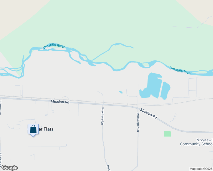 map of restaurants, bars, coffee shops, grocery stores, and more near 73561 Williams Lane in Pendleton