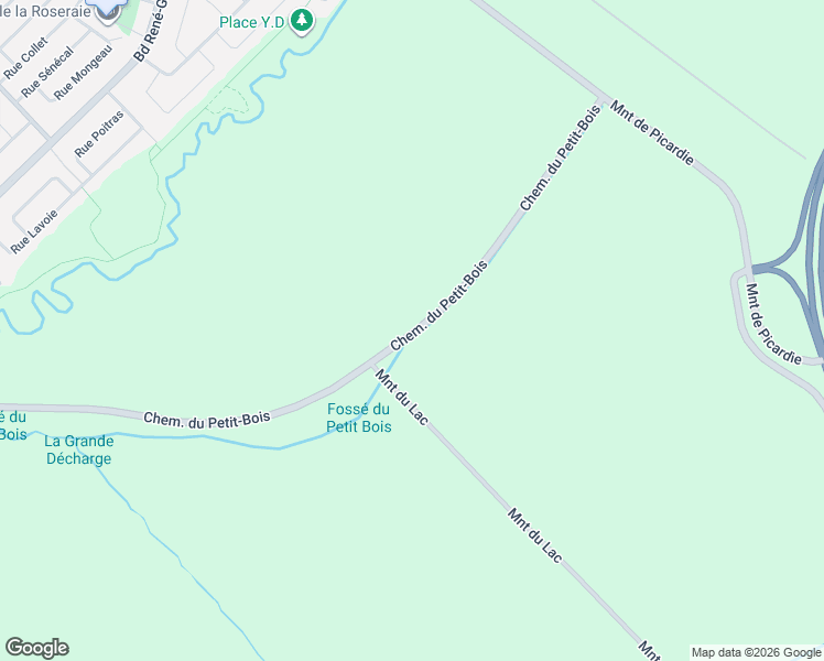 map of restaurants, bars, coffee shops, grocery stores, and more near 873 Chemin du Petit-Bois in Varennes