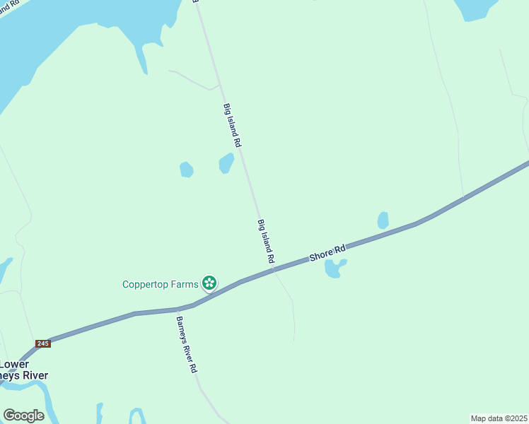 map of restaurants, bars, coffee shops, grocery stores, and more near 2427 Big Island Road in Merigomish