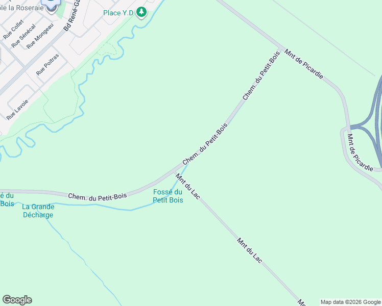 map of restaurants, bars, coffee shops, grocery stores, and more near 873 Chemin du Petit-Bois in Varennes