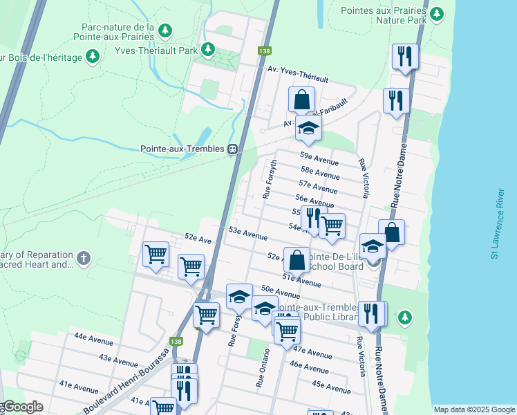 14291 Rue Forsyth, Montréal QC Walk Score