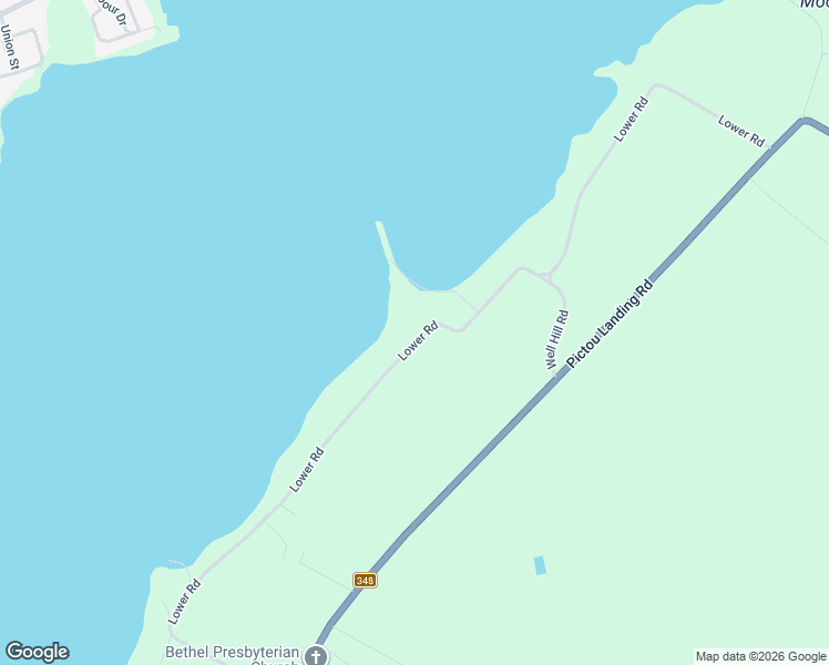 map of restaurants, bars, coffee shops, grocery stores, and more near 313 Lower Road in Pictou, Subd. C