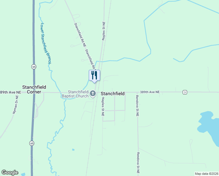 3441 389th Avenue Northeast, Stanchfield MN Walk Score