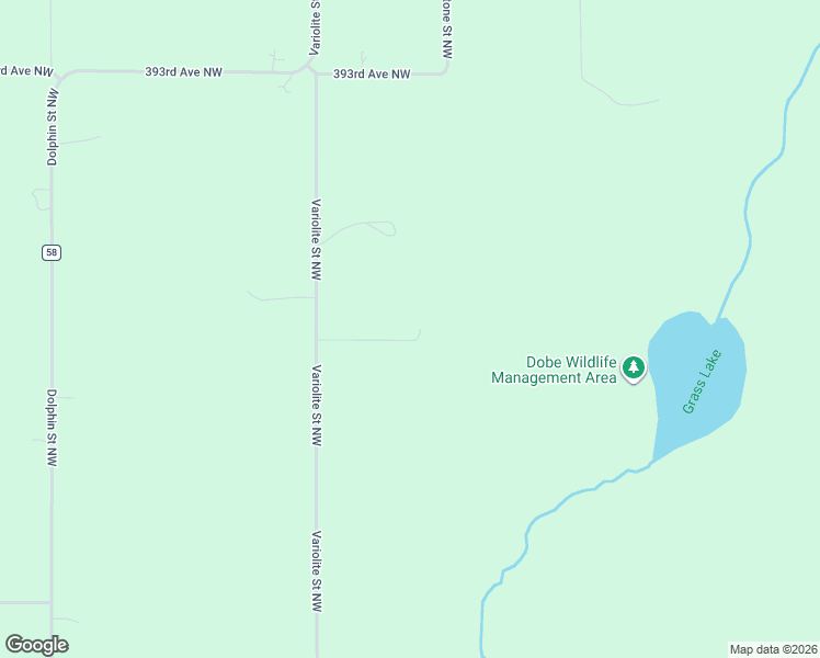 map of restaurants, bars, coffee shops, grocery stores, and more near 38901 Variolite Street Northwest in Dalbo