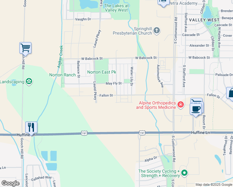 map of restaurants, bars, coffee shops, grocery stores, and more near 395 Stone Fly Drive in Bozeman