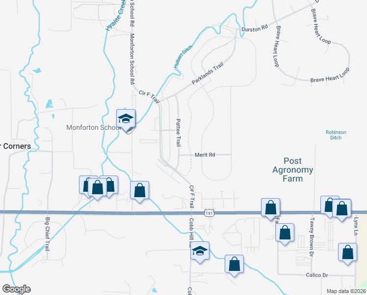map of restaurants, bars, coffee shops, grocery stores, and more near 100-158 Patte Trail in Bozeman