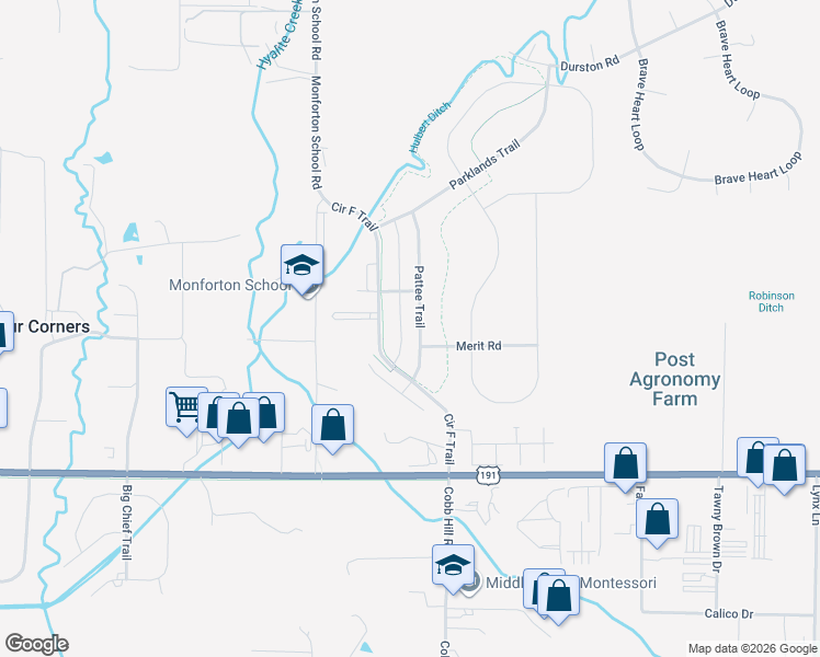 map of restaurants, bars, coffee shops, grocery stores, and more near 113 Pattee Trail in Bozeman