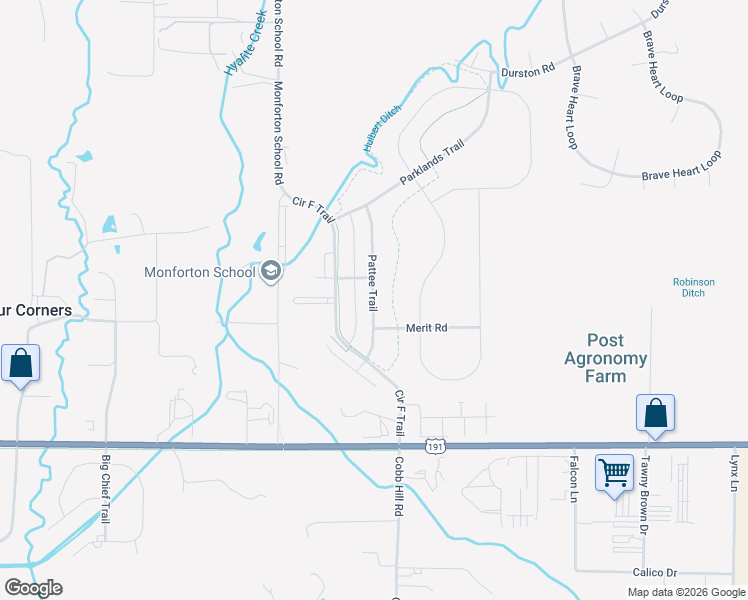 map of restaurants, bars, coffee shops, grocery stores, and more near 100-158 Patte Trail in Bozeman