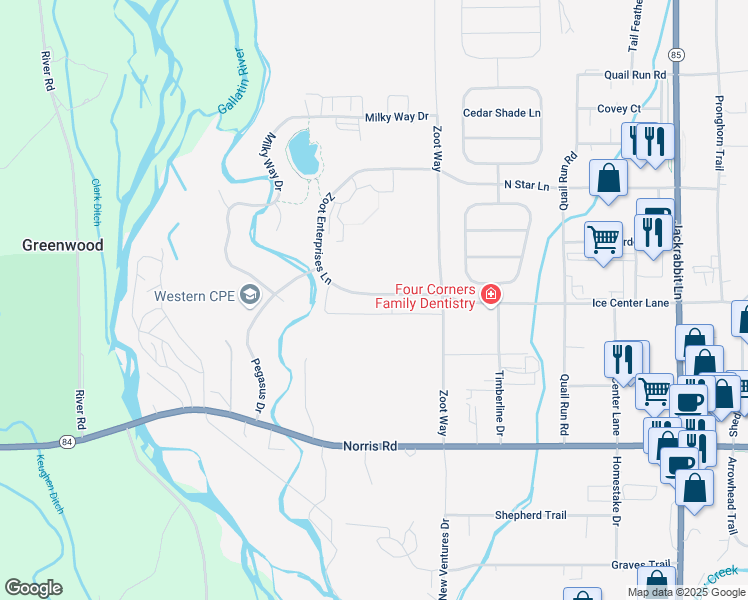 map of restaurants, bars, coffee shops, grocery stores, and more near 183a Naomi Rose Lane in Bozeman