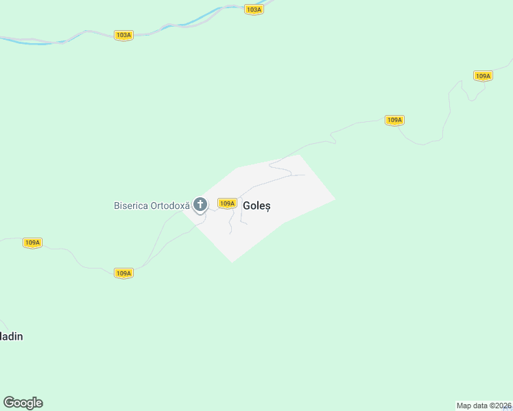 map of restaurants, bars, coffee shops, grocery stores, and more near in Goleș