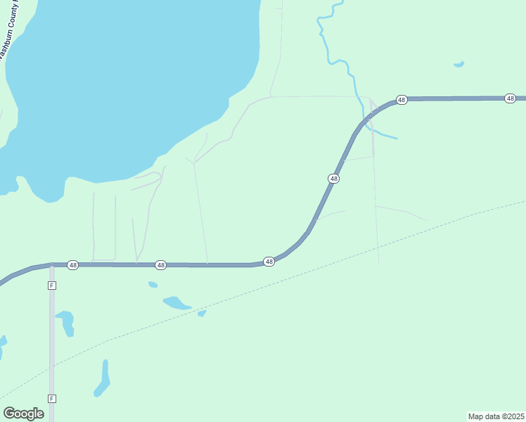 map of restaurants, bars, coffee shops, grocery stores, and more near 16228 Wisconsin 48 in Birchwood
