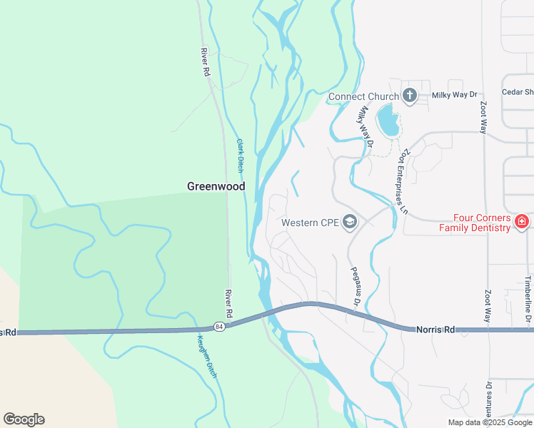 map of restaurants, bars, coffee shops, grocery stores, and more near Forest Park Trailer Court in Bozeman